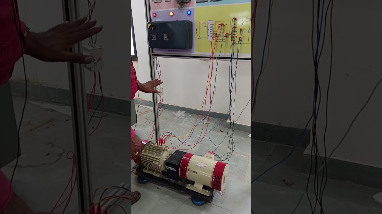 DC compound Generator connection with panel start and running build up voltage 