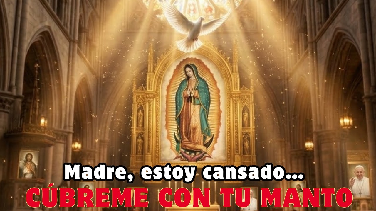 Madre, estoy cansado… cúbreme con tu manto 🙏🌹#VirgenDeGuadalupe #EstoyCansado #Fe #VirgenMaria
