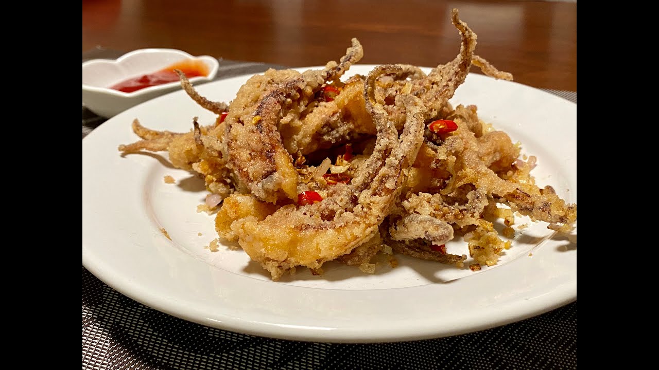 【生炸鱿鱼须】 这样做才好吃 香气扑鼻 酥脆弹牙入味 止不住的口水......            Crispy fry squid tentacles