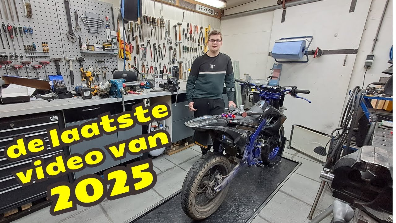 Hoe gaat het met mij en de brommer. Jarig geweest, nieuwe spullen van HBM Machines en op naar 2026!!