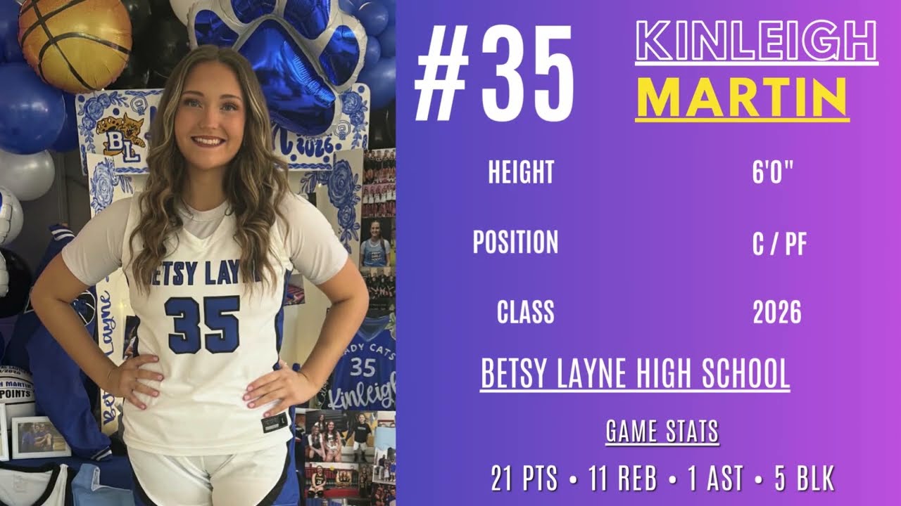 #35 Kinleigh Martin Highlights vs Lawrence County 2-14-2026