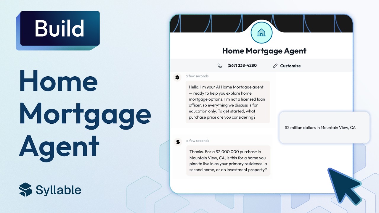 How to Build an AI Agent for Home Mortgage (AI Agent Tutorial)