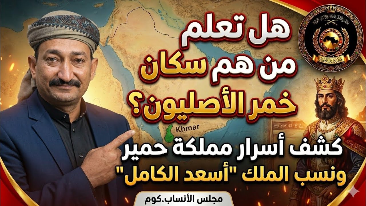 اصل  مدينه خمر ونسب الملك اسعد الكامل ومن هم سكان خمر