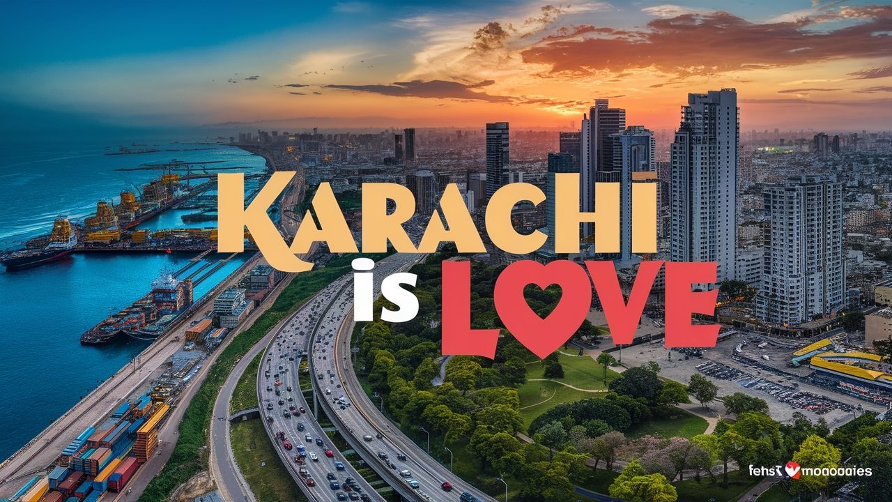 Karachi KARCHI Hai Bhai - Beautiful Song for my city Karachi with stunning drone footage