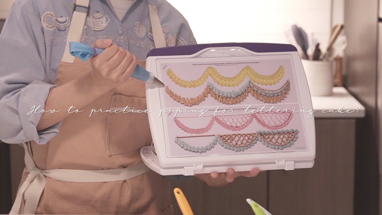 레터링케이크 파이핑 연습은 이렇게! l  l 레터링연습 l 레터링케이크 l 고등어케이크 l [기초] 튜토리얼.10
