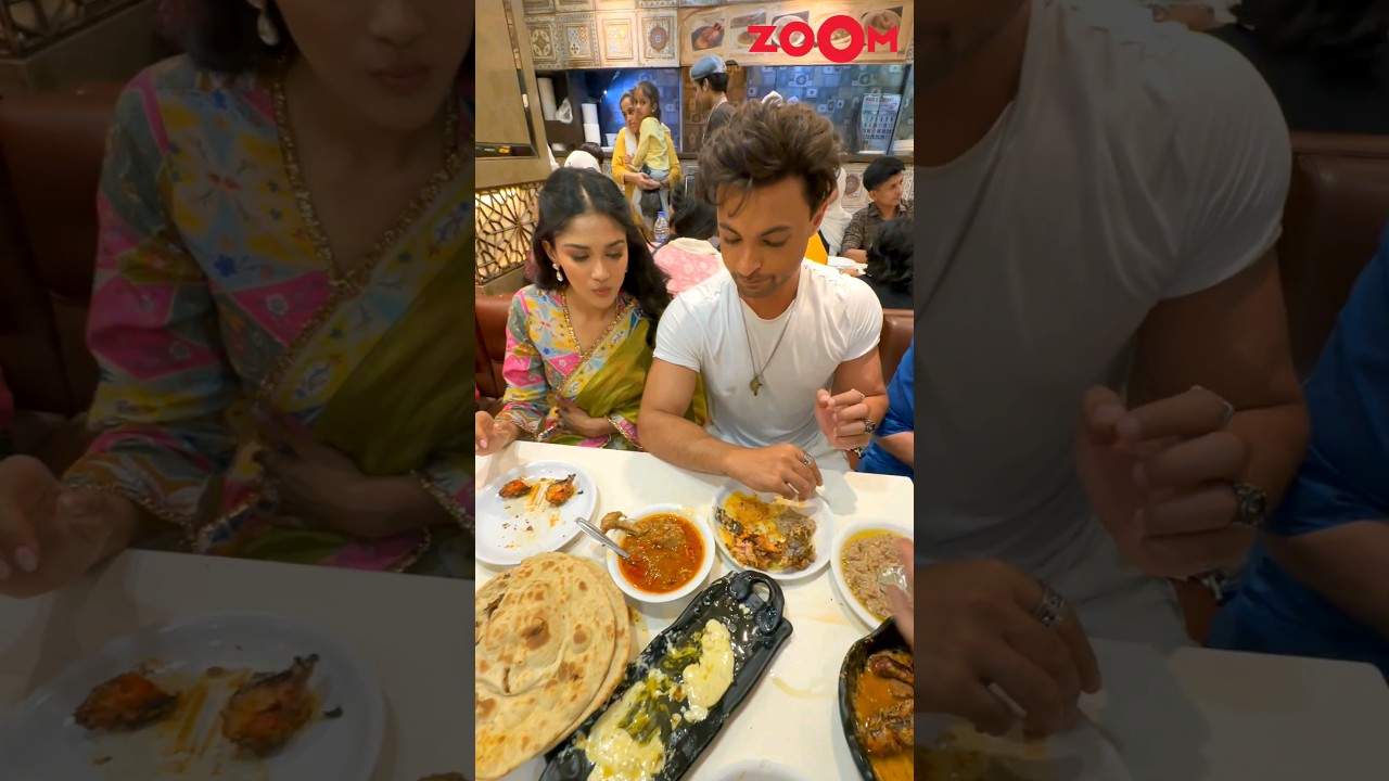 Aayush Sharma & Sushrii Mishraa ENJOY Iftar party in the city #shorts #aayushsharma