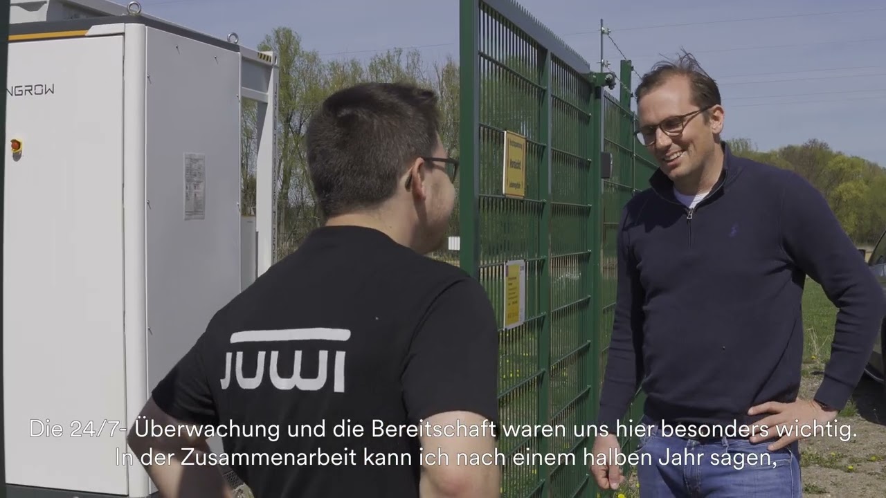 Betriebsführung von Batteriespeichern durch JUWI