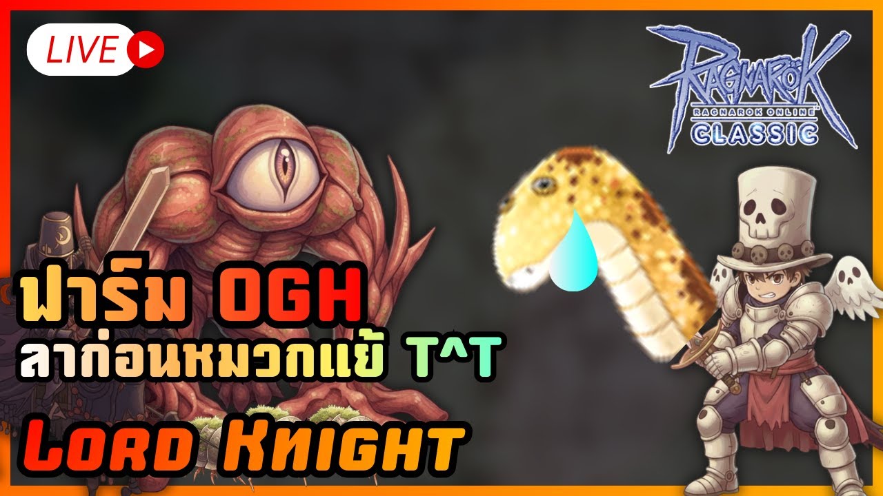 Live37 | ไม่มีแล้วหมวกแย้ของพวกเรา | ROC Sv.Bapho #ragnarokclassic