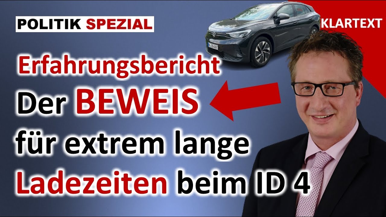 Der VIDEO-BEWEIS f&uuml;r extrem lange Ladezeiten beim VW ID 4 | Klartext mit Helmut Reinhardt