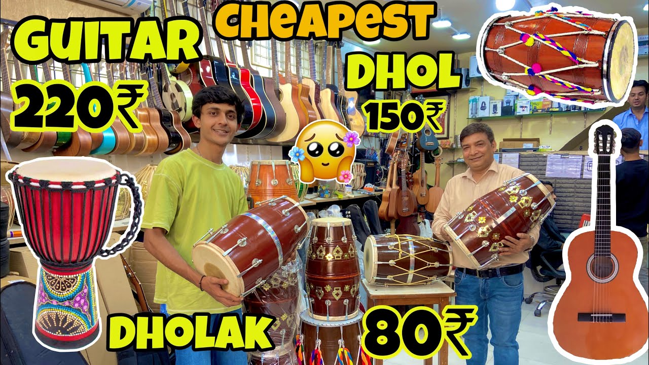 Imported INSTRUMENTS 🎸in Cheapest Price || Daryaganj Delhi || All INSTRUMENTS sounds