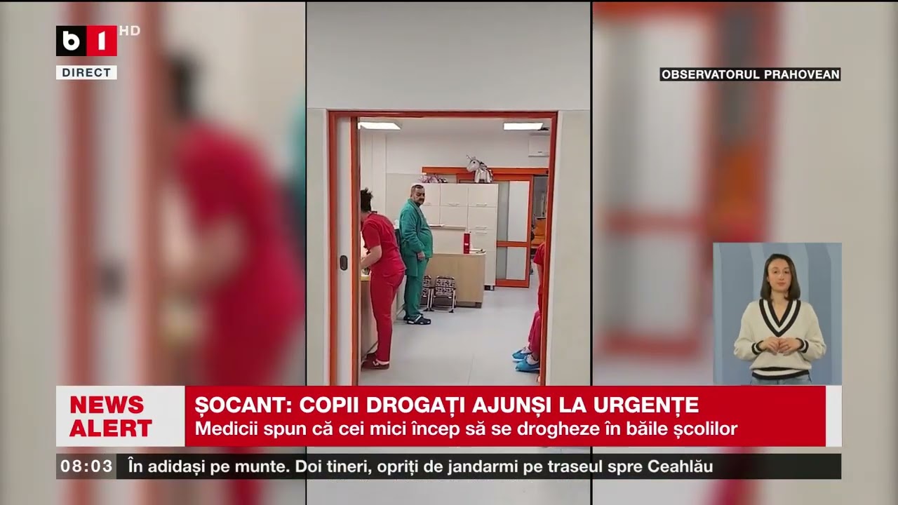 FENOMEN ÎNGRIJORĂTOR: COPII DROGAȚI ADUȘI LA URGENȚE_Știri B1TV_9 febr. 2026