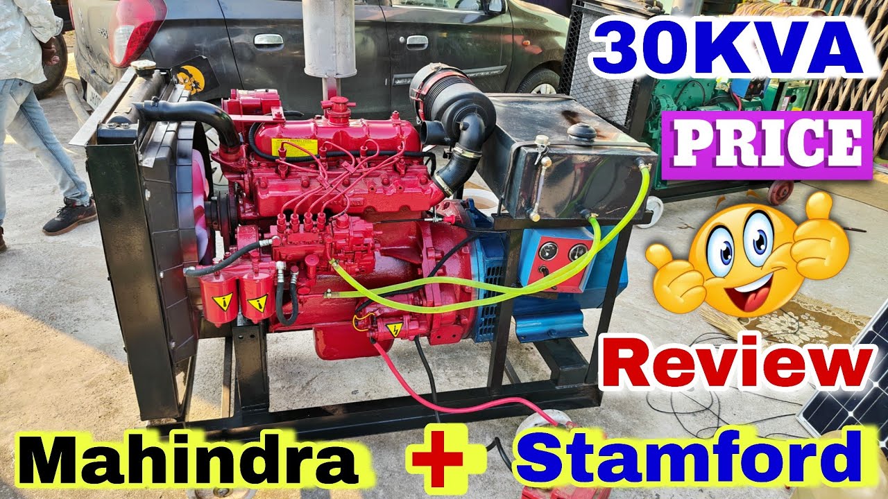 Mahindra + Stamford Altinator 30kva Best Open Dg Set Price And Review | Open Dg Price 2026