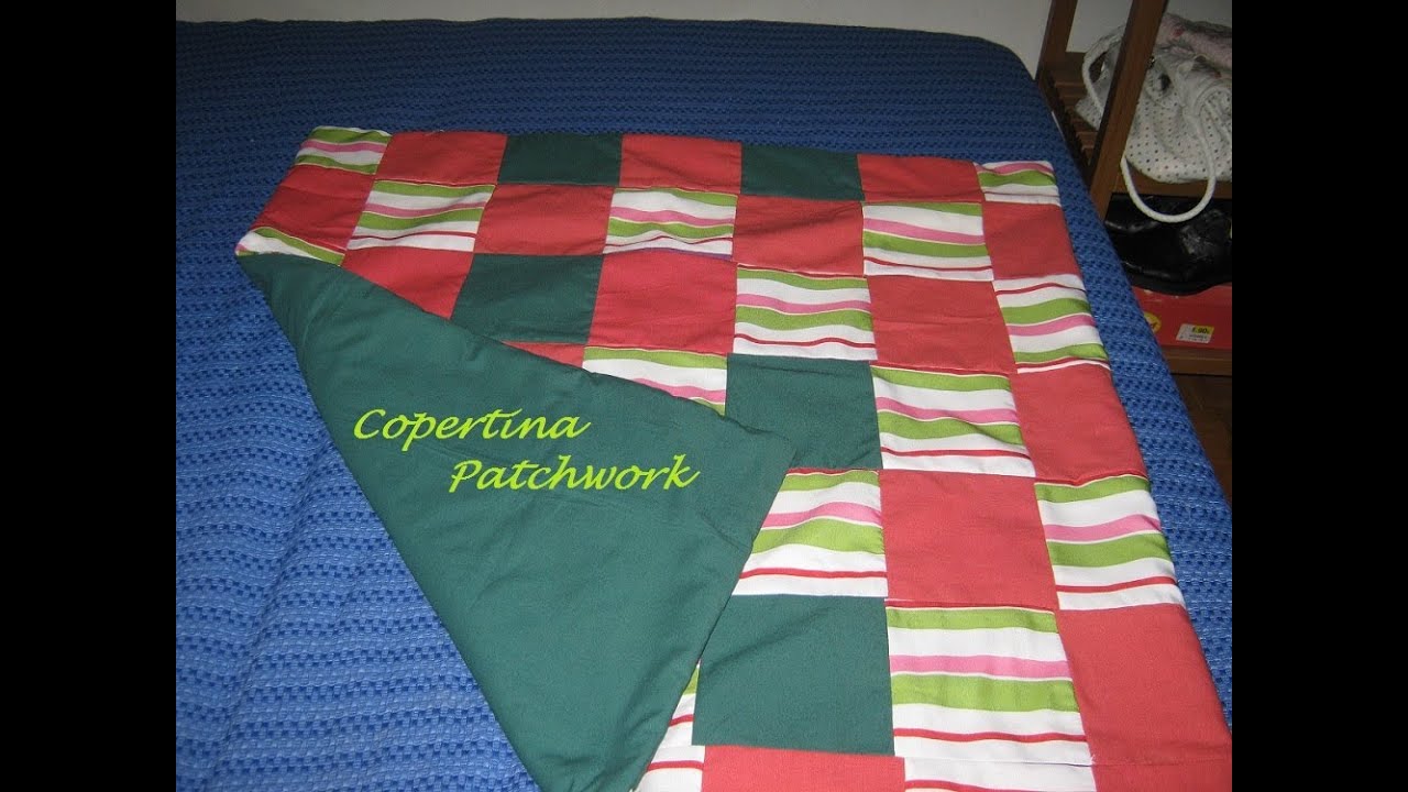 copertina patchwork semplice || Mami Crea