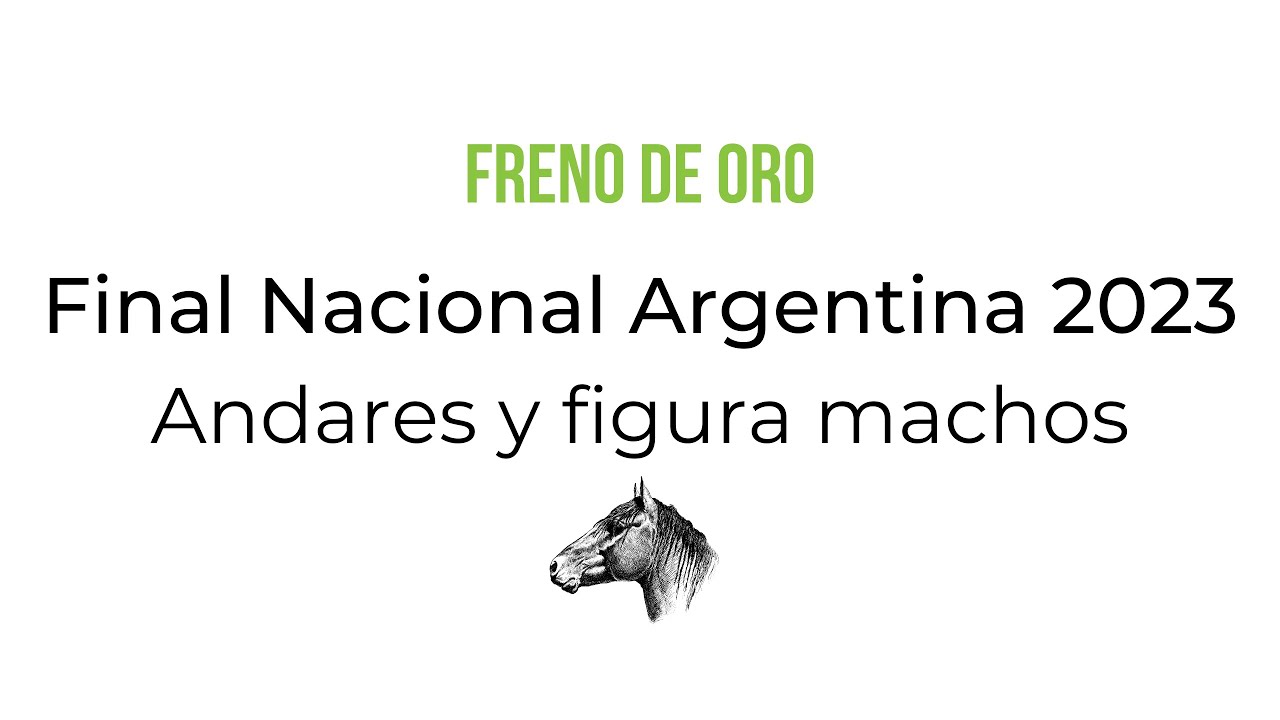 FRENO DE ORO - ANDARES Y FIGURA MACHOS - JESUS MARIA 2023
