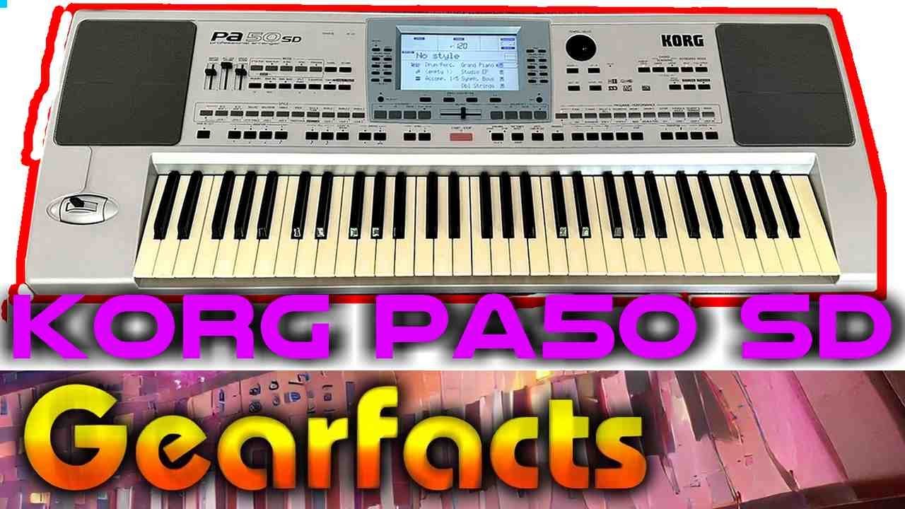 Синтезаторная клавиатура Korg PA50SD: отношения, в которых вы делаете всю работу