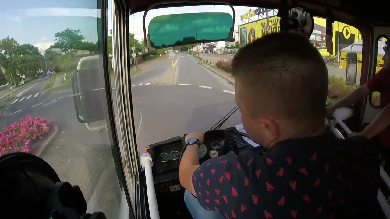 Cabview MPK Kraśnik Linia 2 kier.PKP- Autosan H9-35- psiukacz z GSMK