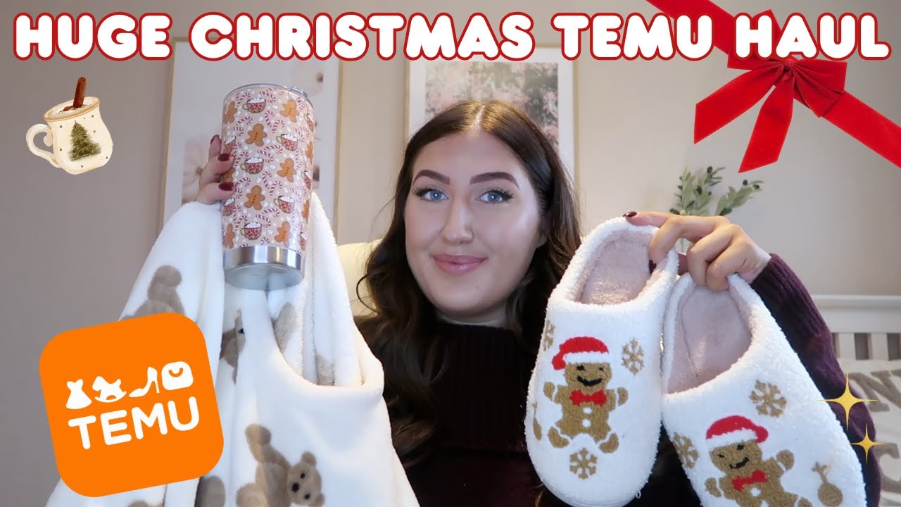 huge christmas temu haul november 2024🎄