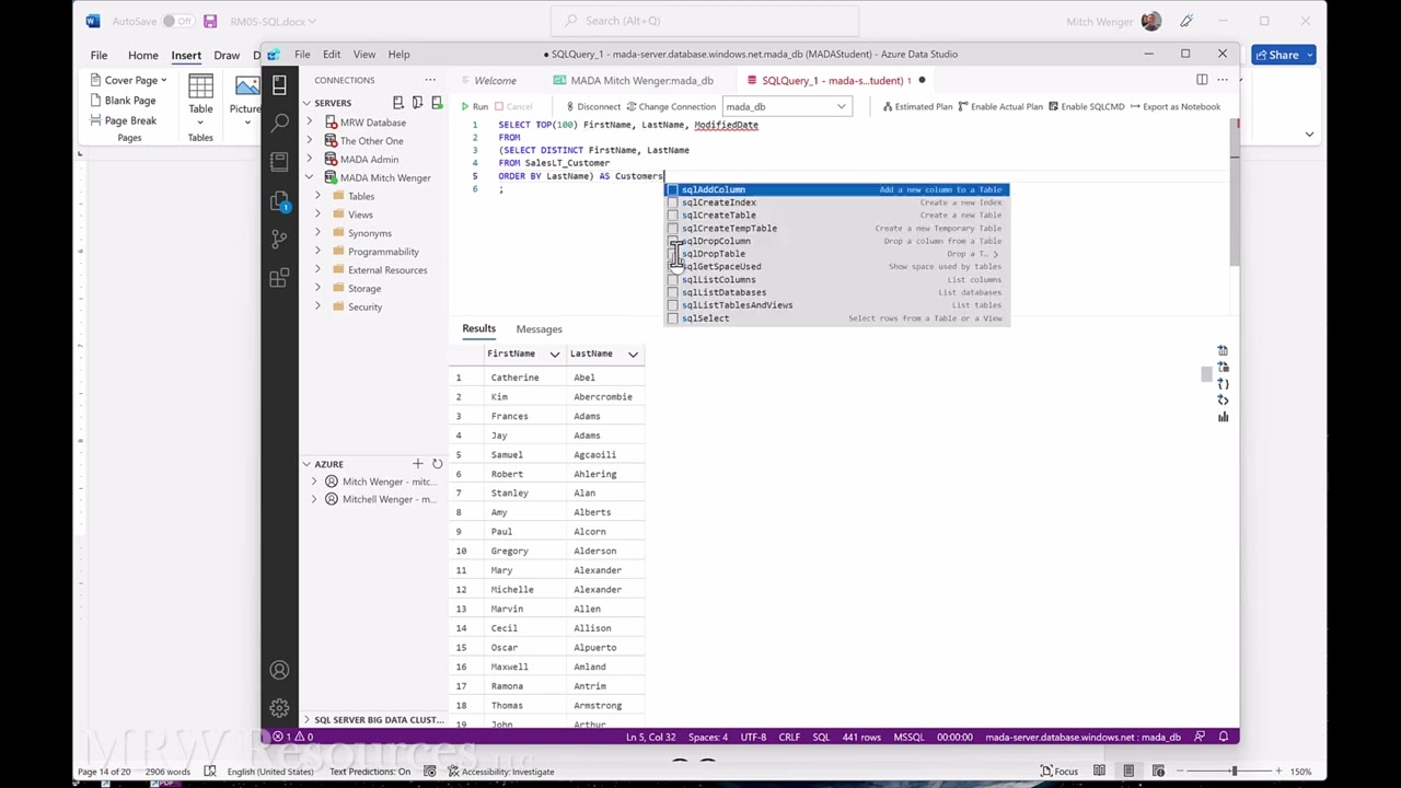 Nested Select statements in SQL