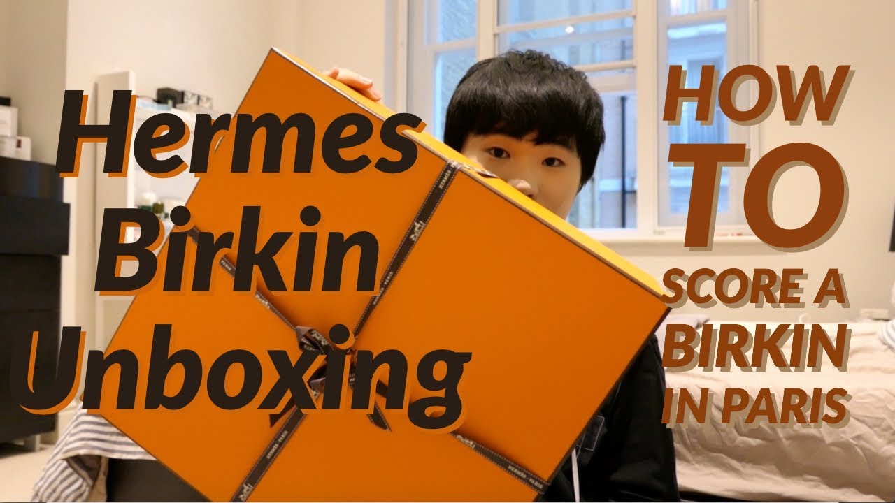 Hermes Birkin Unboxing 爱马仕铂金包开箱
