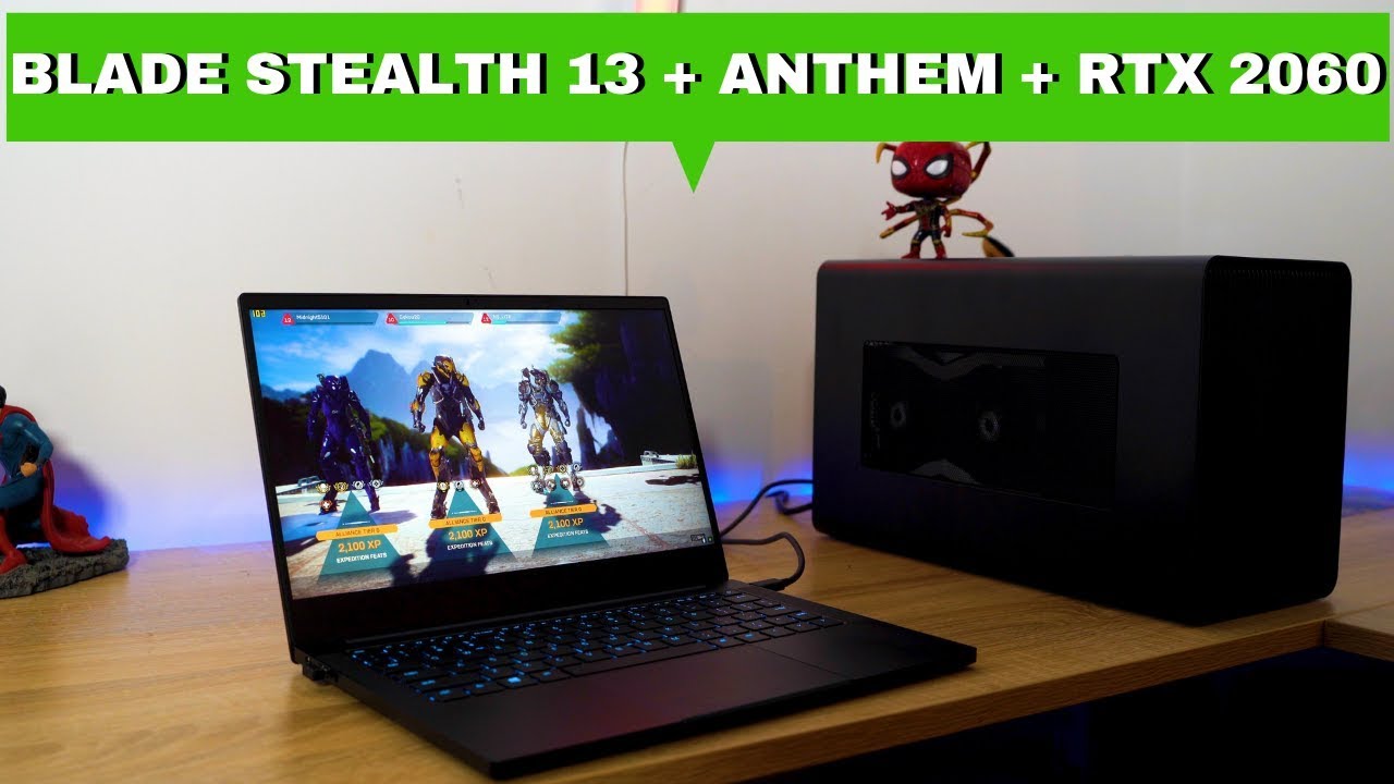 Razer Blade Stealth 13+ RTX 2060 + Anthem Gameplay