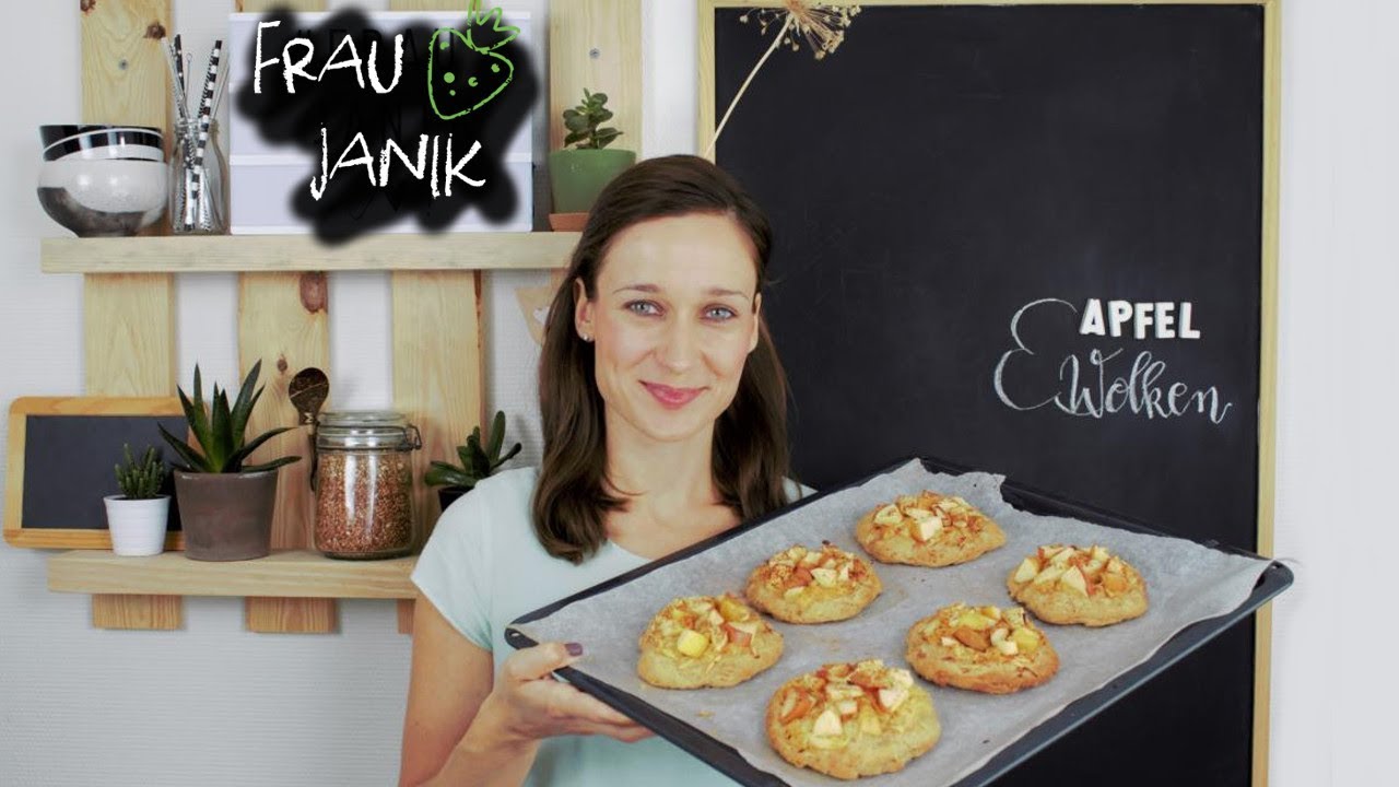 Apfelwolken aus Quark-Öl-Teig | vegan