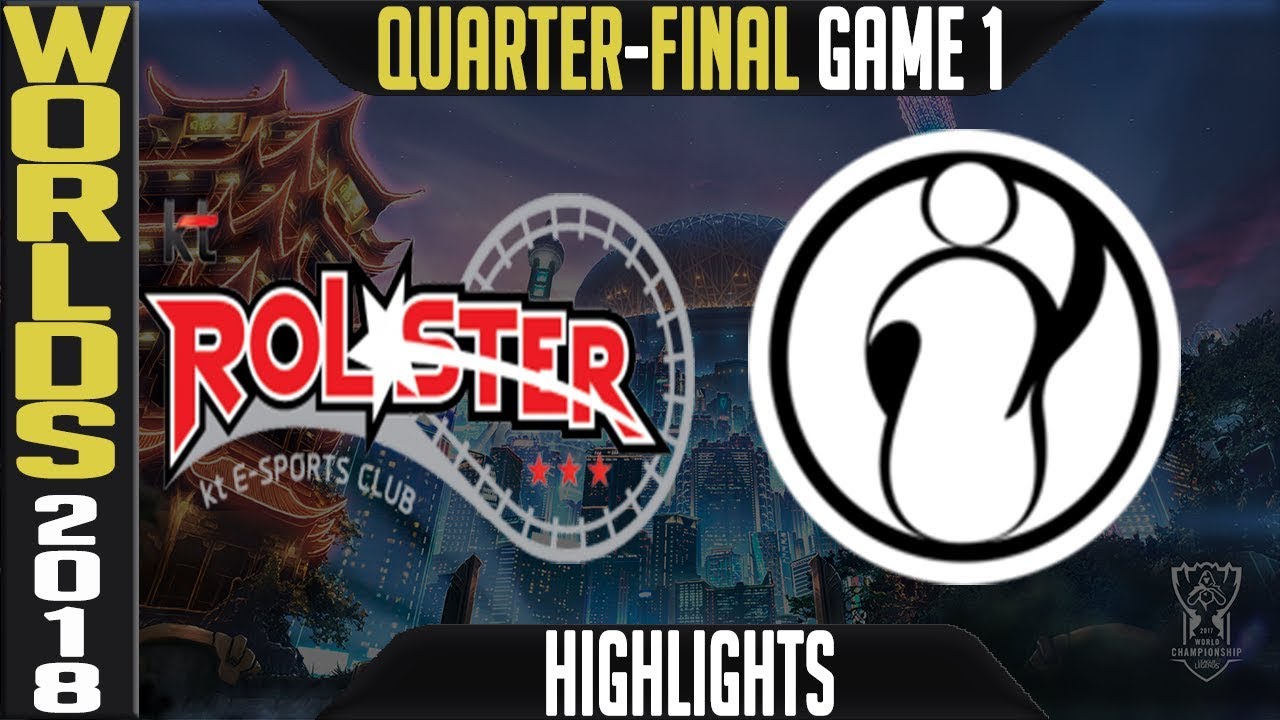 KT vs IG Quarter-Final Highlights Game 1 | Worlds 2018 Quarter-Final | KT Rolster vs Invictus Gaming