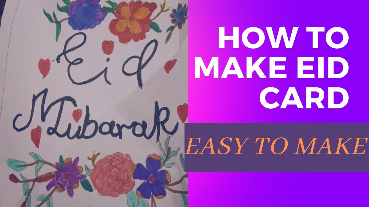 how to make eid card | eid card making ideas | eid card banane ka tarika #eid#eidmubara