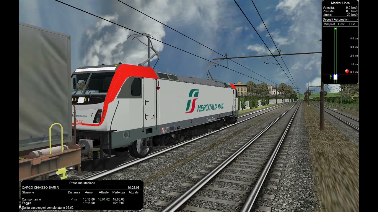 E 494 - 012 MERCITALIA RAIL - TERMOLI FOGGIA .