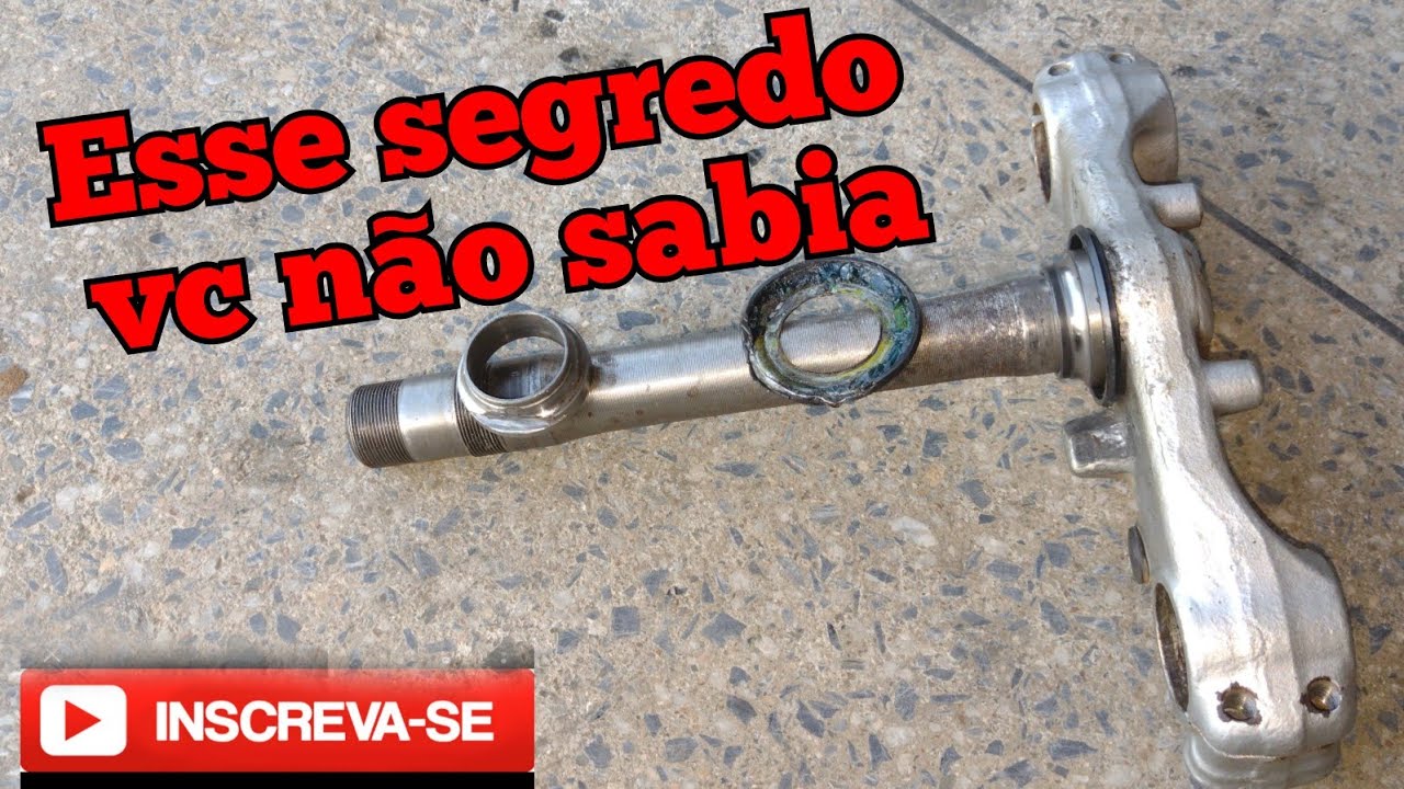 COMO TIRA BUCHA DA CAIXA DE DIREÇÃO DA BROS DE FORMA RÁPIDA
