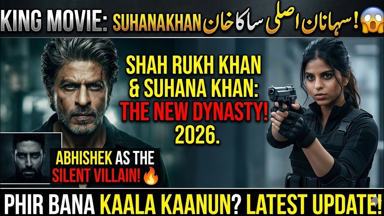 Suhana Khan's SHOCKING Action in KING! 😱 SRK vs Abhishek Bachchan | King Movie Latest Update 2026 🔥