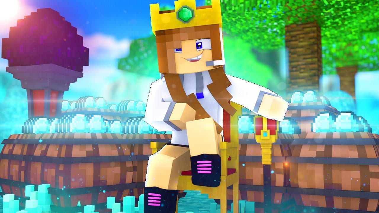 Minecraft: EGGWARS - RAINHA DOS DIAMANTES!