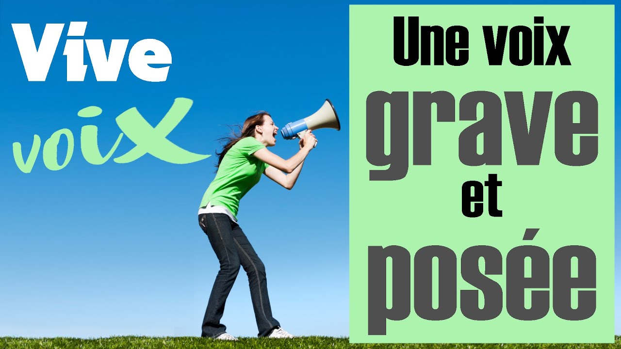 Une voix grave et posée - Vive voix