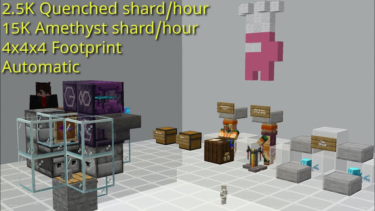BEST Hexcasting & Hexal Automatic Media farm | 15K Amethyst/hour | 2.5k Quenched allay shard/hour