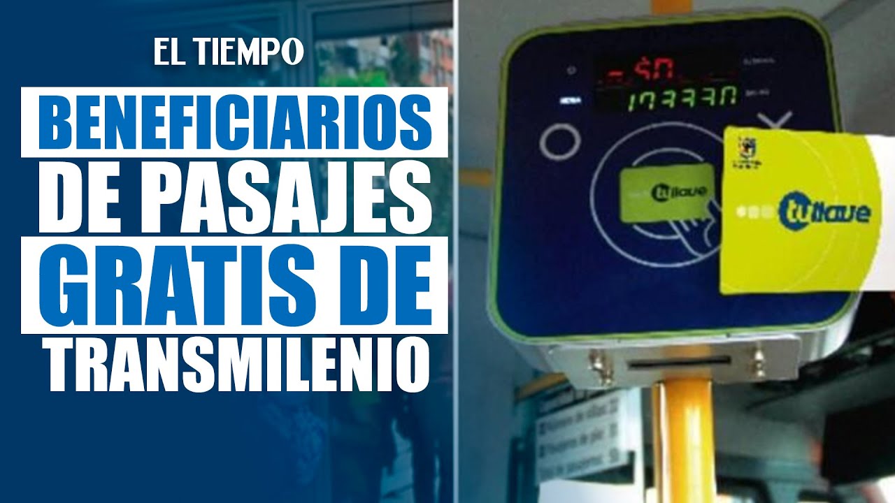 TransMilenio habilita 6.000 cupos gratis para beneficiarios | EL TIEMPO