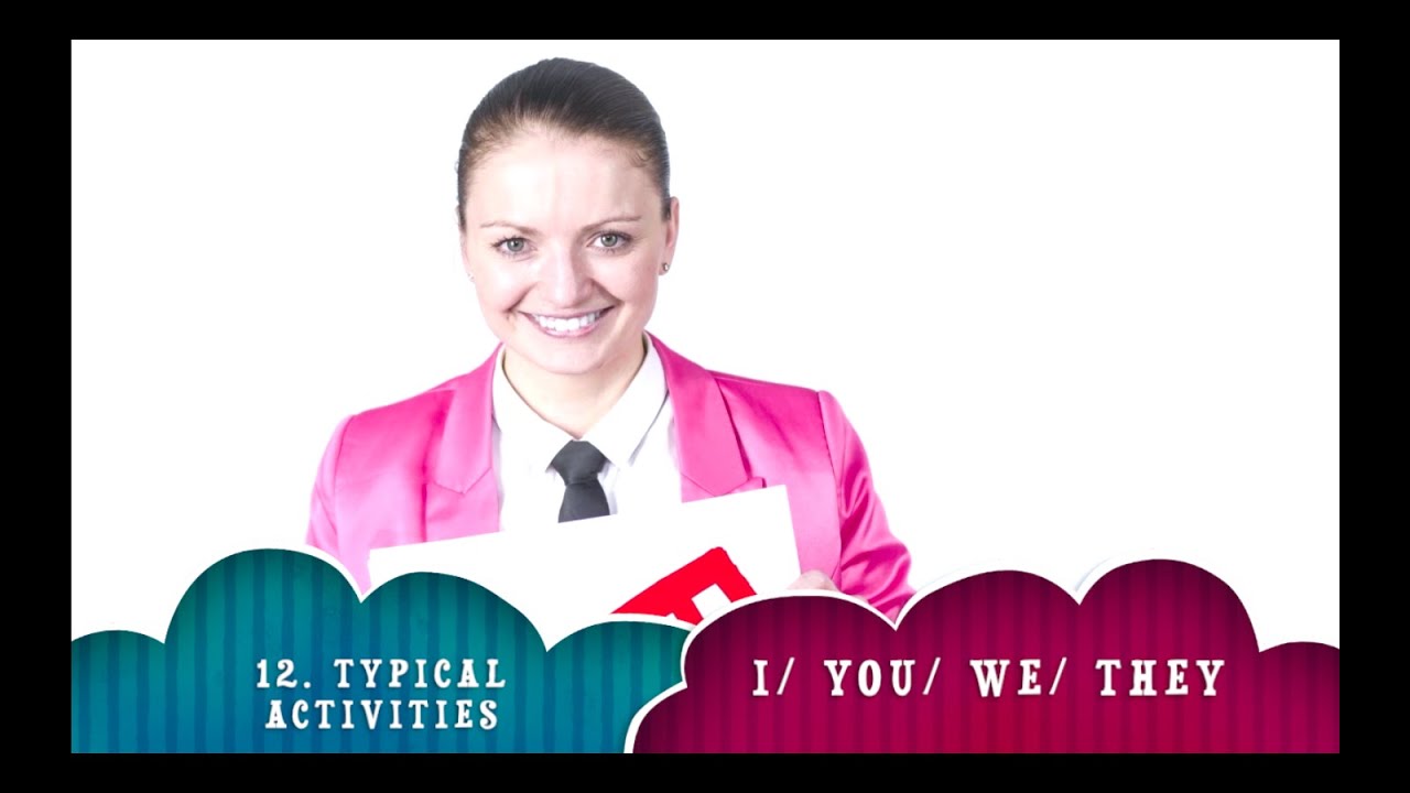 12. Czas Present Simple, czyli Typowe Czynności  (I, YOU, WE, THEY) #Angielskiw100Minut
