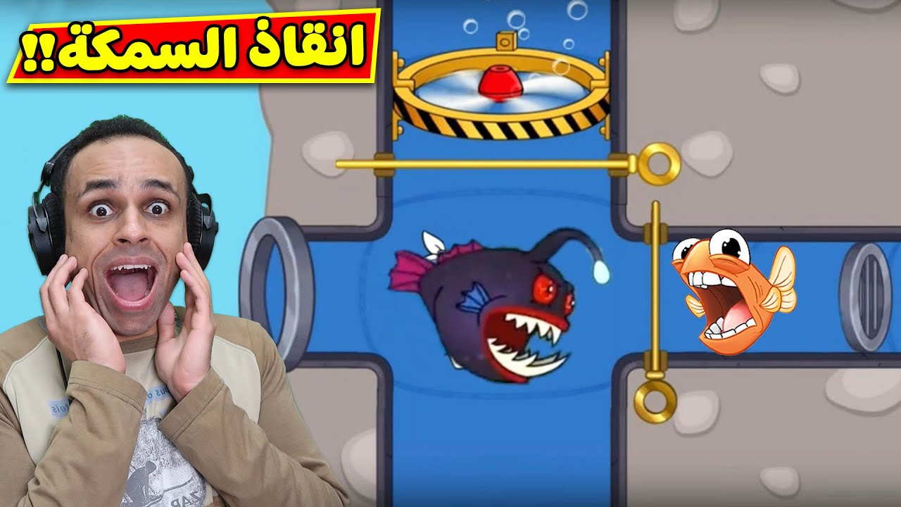 انقاذ السمكة من الموت | save the fish !! 😲🐠