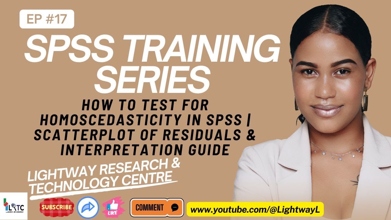 How to Test for Homoscedasticity in SPSS | Scatterplot of Residuals & Interpretation Guide