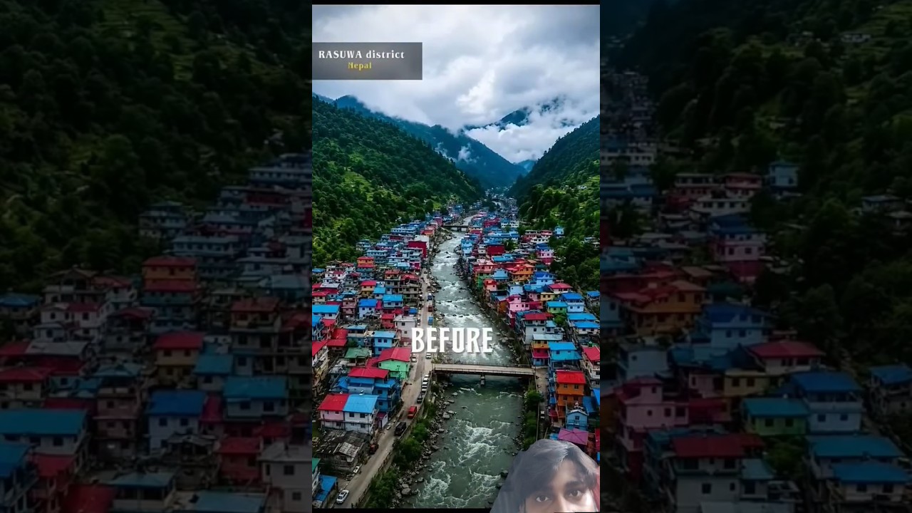 NEPAL FLOOD: BEFORE & AFTER 🇳🇵😭
