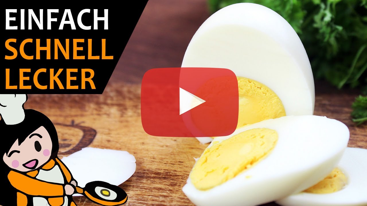 Hartgekochte Eier - Rezept Videos