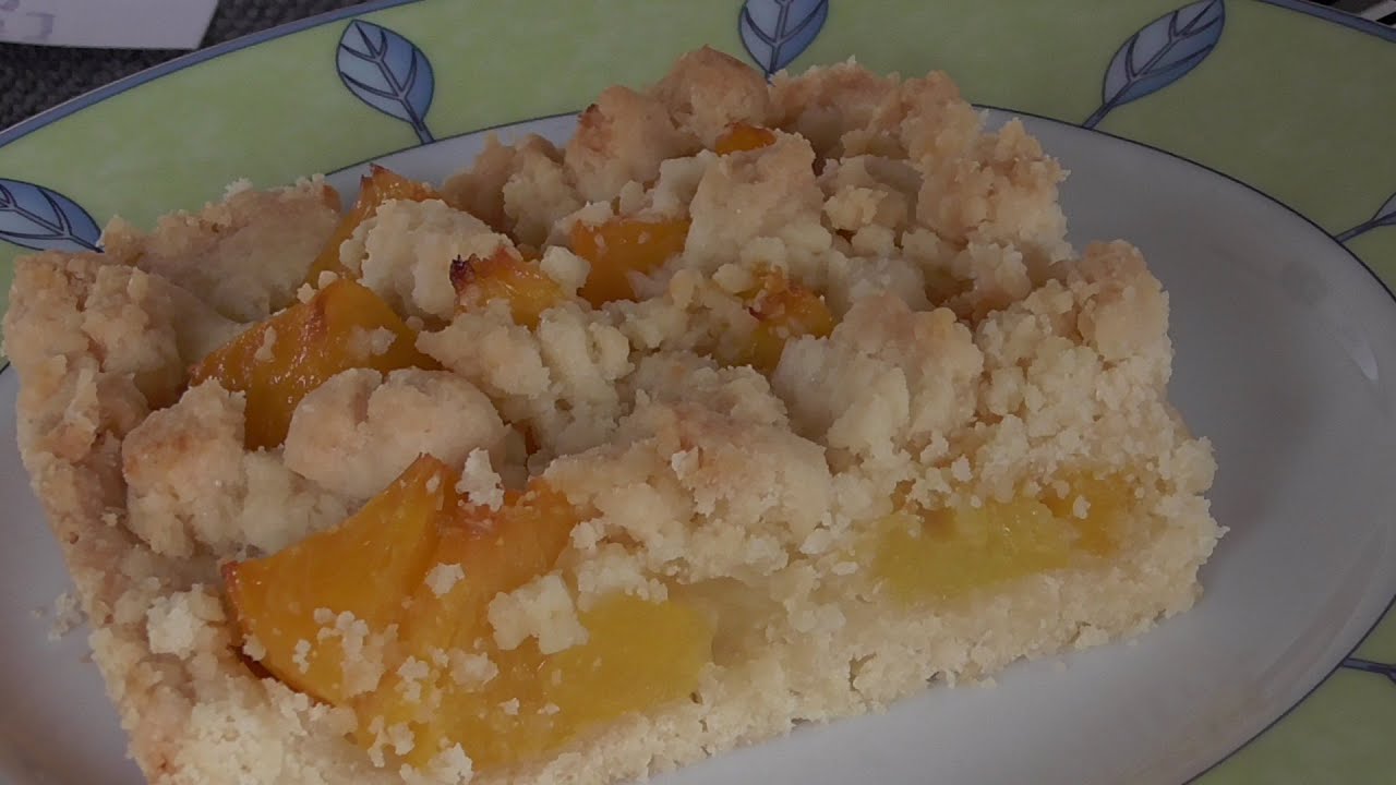 Pfirsich Streusel-Kuchen Thermomox® TM5