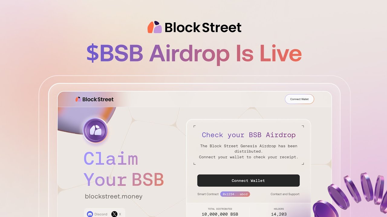 AIRDROP CEK YANG MEMENUHI SYARAT BLOCKSTREET.MONEY || TGE 4 MARET 2026 || DAFTAR DI BINANCE & BYBIT.