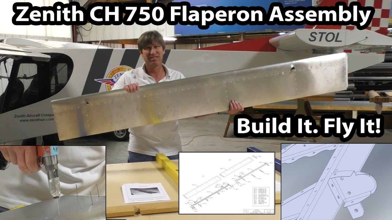Zenith CH 750 Kit Assembly: Building the flaperons