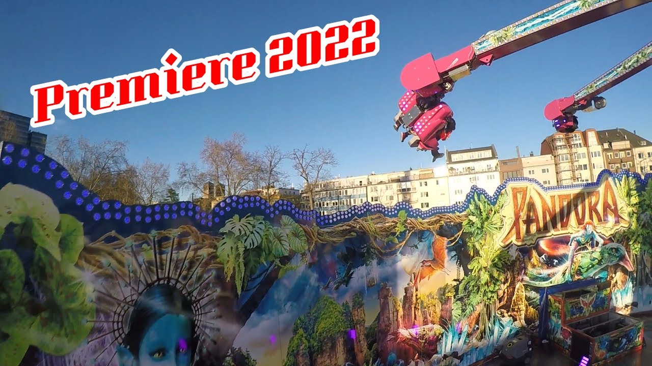 Pandora (The Exciting Ride) - Denies/Kipp Neuheit (Onride) Video vom Kölner Frühjahrsvolksfest 2022