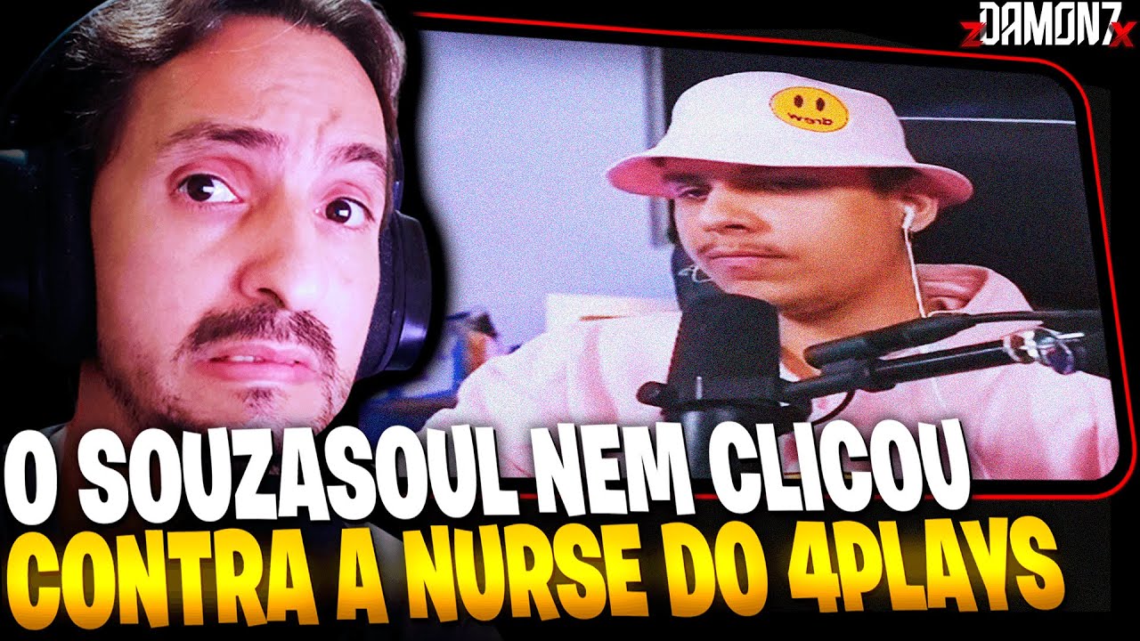 O SOUZASOUL Enfrentou o TOP 1 NURSE DO BRASIL - REACT - Dead by Daylight