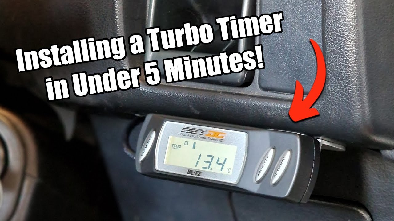 THE FASTEST WAY TO INSTALL A TURBO TIMER