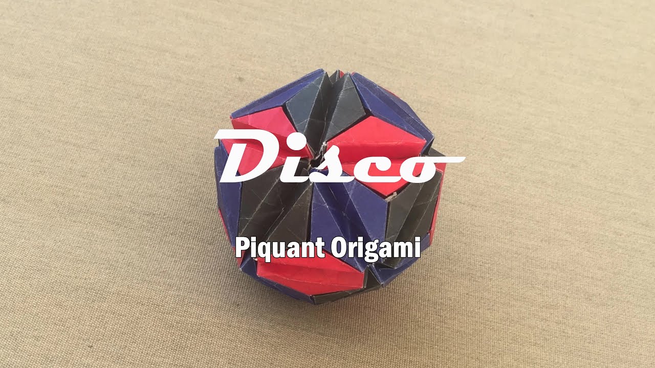 Disco Kusudama | Piquant Origami Tutorial [Modular Origami]