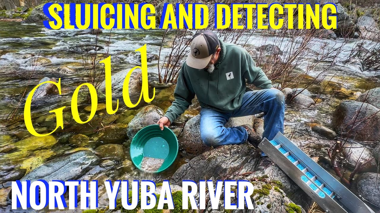 Sluicing and Detecting for Gold on the North Yuba River