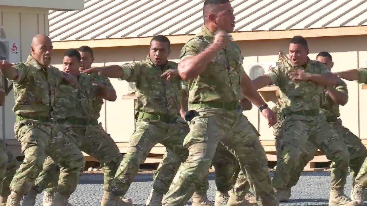 Tongan Marines War Dance - Don't Mess With These Warriors