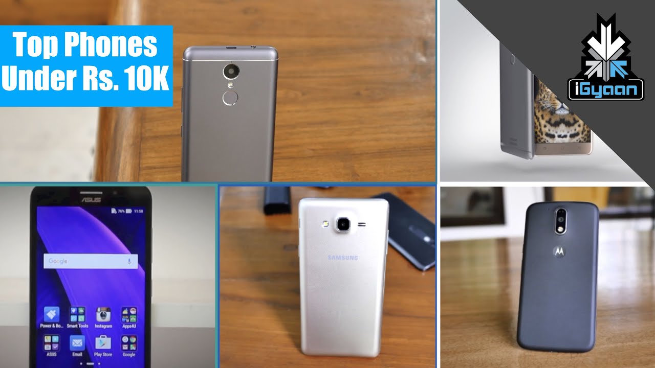 Top Smartphones Under Rs. 10000 Budget Shopping List