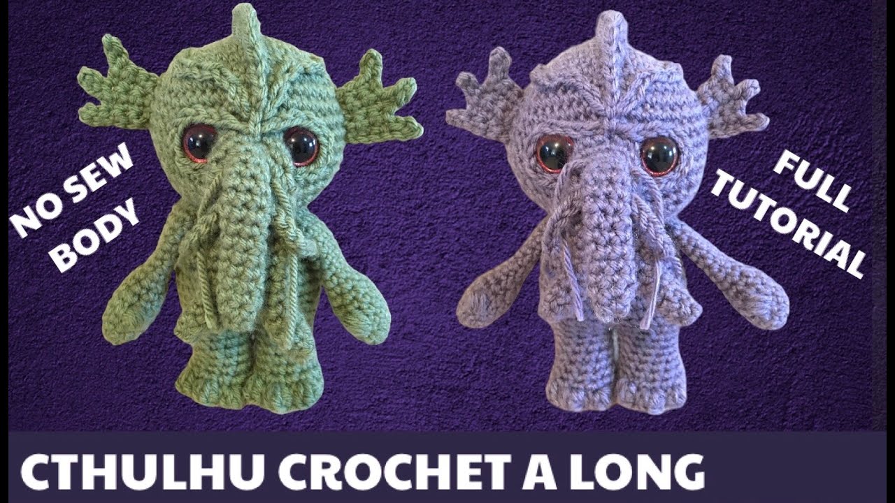 CROCHET CTHULHU - SEA MONSTER CROCHET A LONG